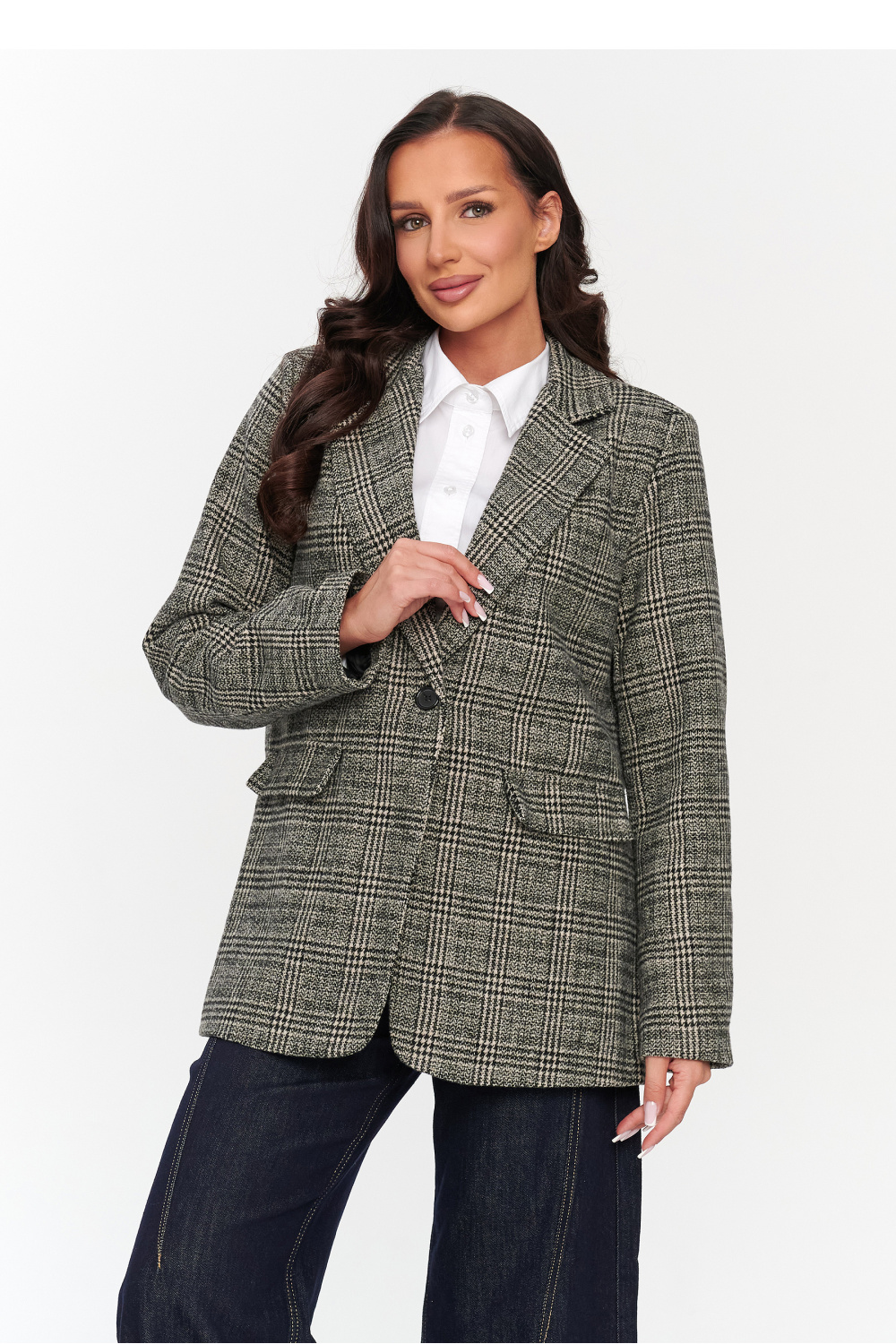 Jacket model 230869 Makadamia