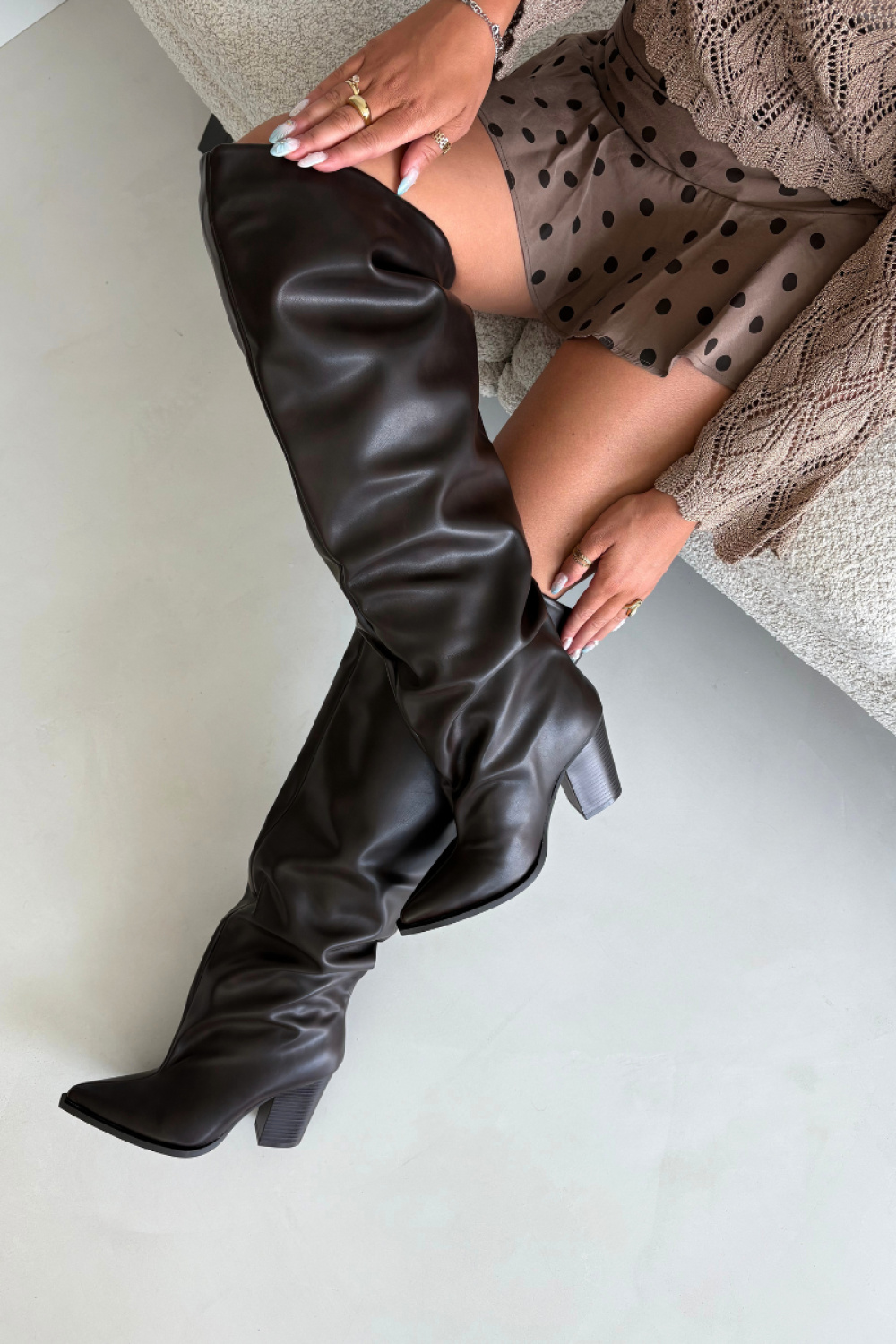 Adult Product 18+ - Heel boots model 230945 Step in style - Step in style - Over the Knee High Boots, Thigh High Boots - KS Store