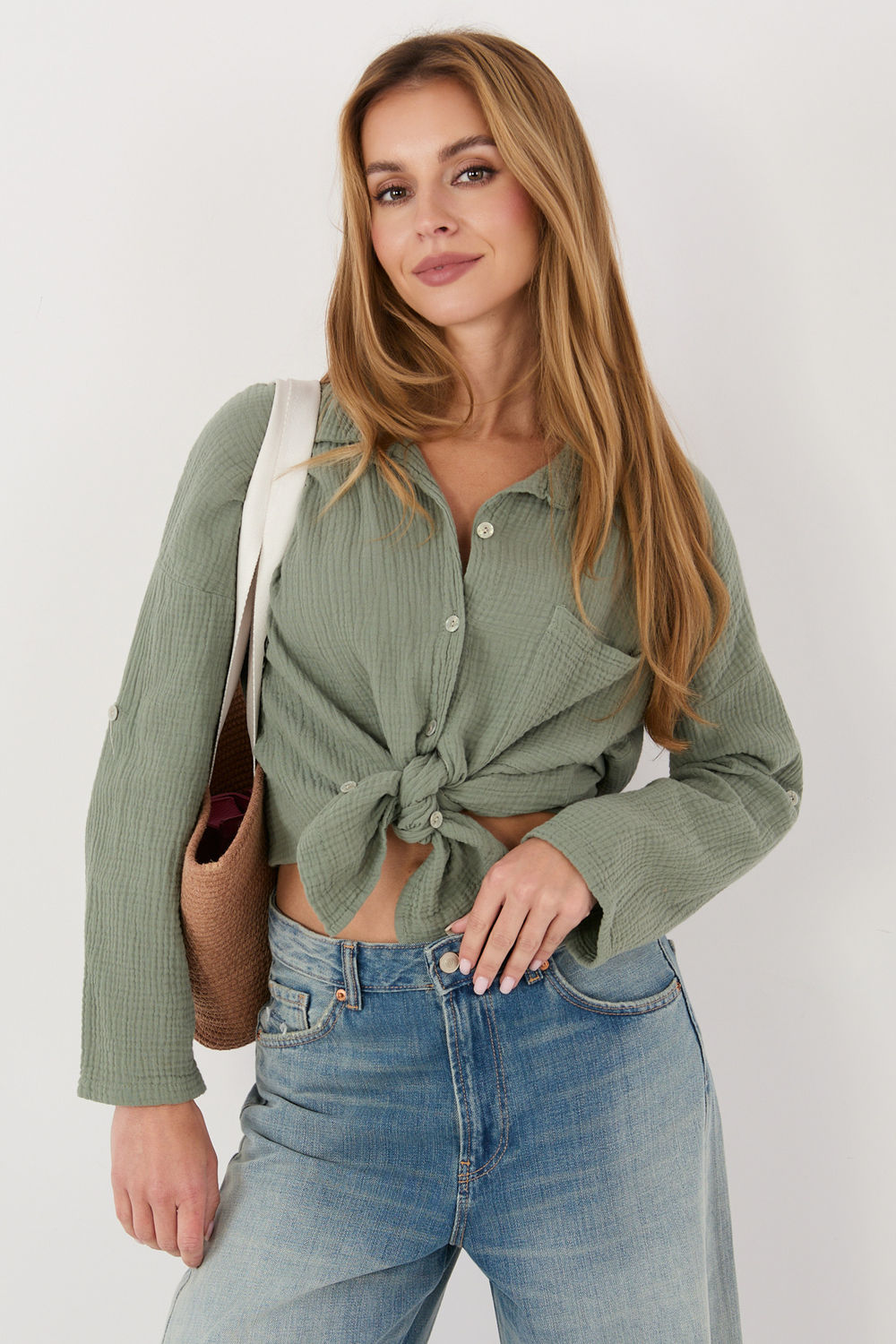 Adult Product 18+ - Long sleeve shirt model 231509 Italy Moda - Italy Moda - Shirts for Women - KS Store