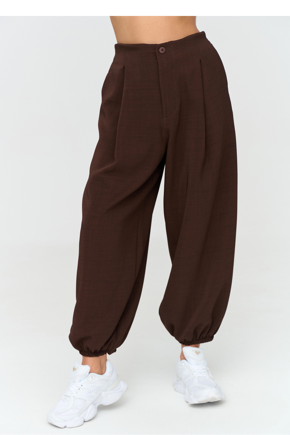 Adult Product 18+ - Harem trousers model 231996 Makadamia - Makadamia - Pants, Trousers, Shorts - KS Store