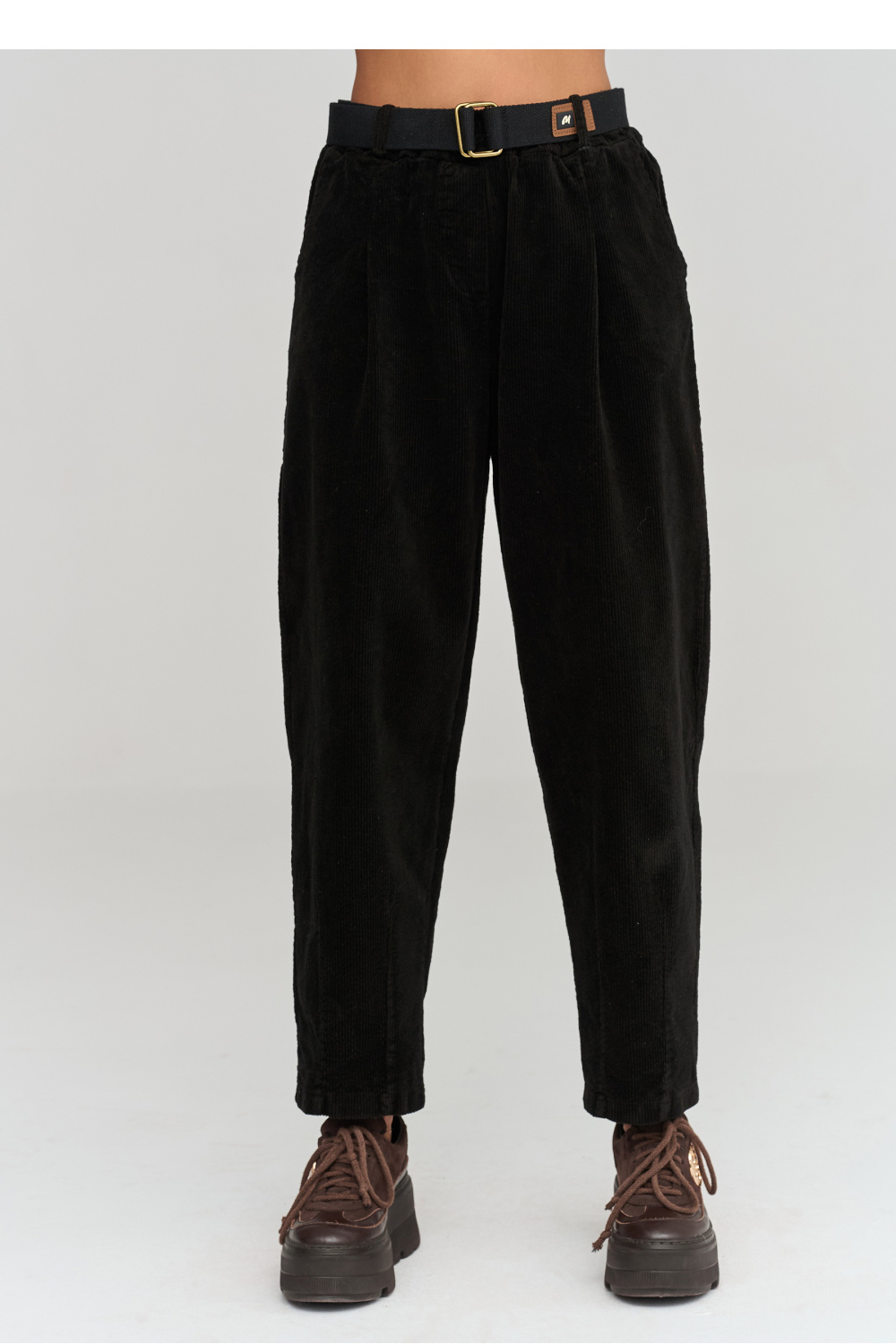 Adult Product 18+ - corduroy trousers model 232017 Makadamia - Makadamia - Pants, Trousers, Shorts - KS Store