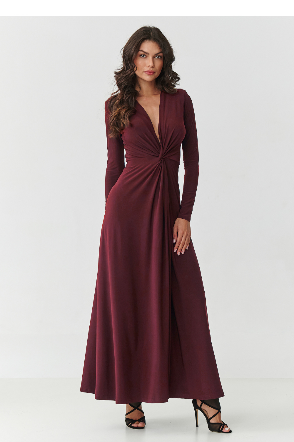 Adult Product 18+ - Long dress model 232063 Makadamia - Makadamia - Evening Dresses - KS Store