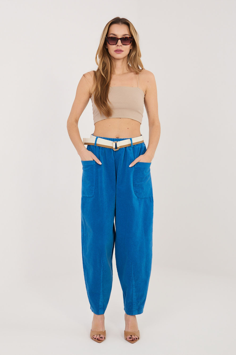 Adult Product 18+ - corduroy trousers model 232197 Rue Paris - Rue Paris - Pants, Trousers, Shorts - KS Store