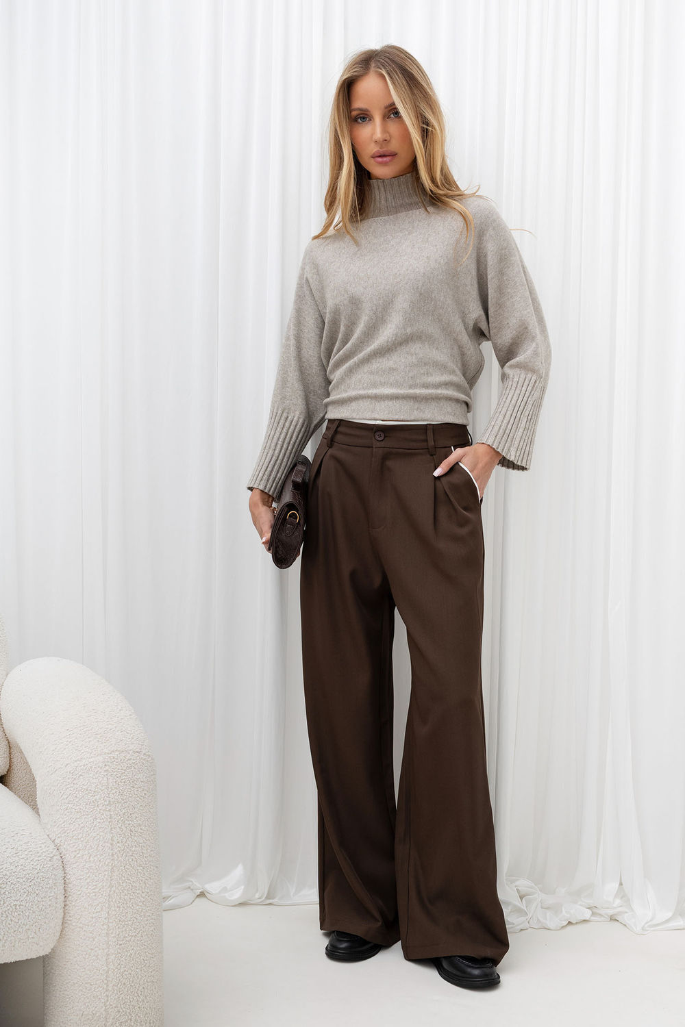 Adult Product 18+ - Women trousers model 232409 Italy Moda - Italy Moda - Pants, Trousers, Shorts - KS Store