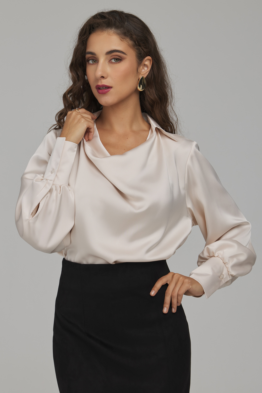 Adult Product 18+ - Blouse model 232492 Nife - Nife - Women`s Blouses, Tunics - KS Store