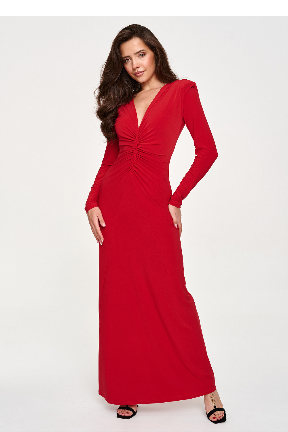 Adult Product 18+ - Long dress model 232508 Makadamia - Makadamia - Evening Dresses - KS Store