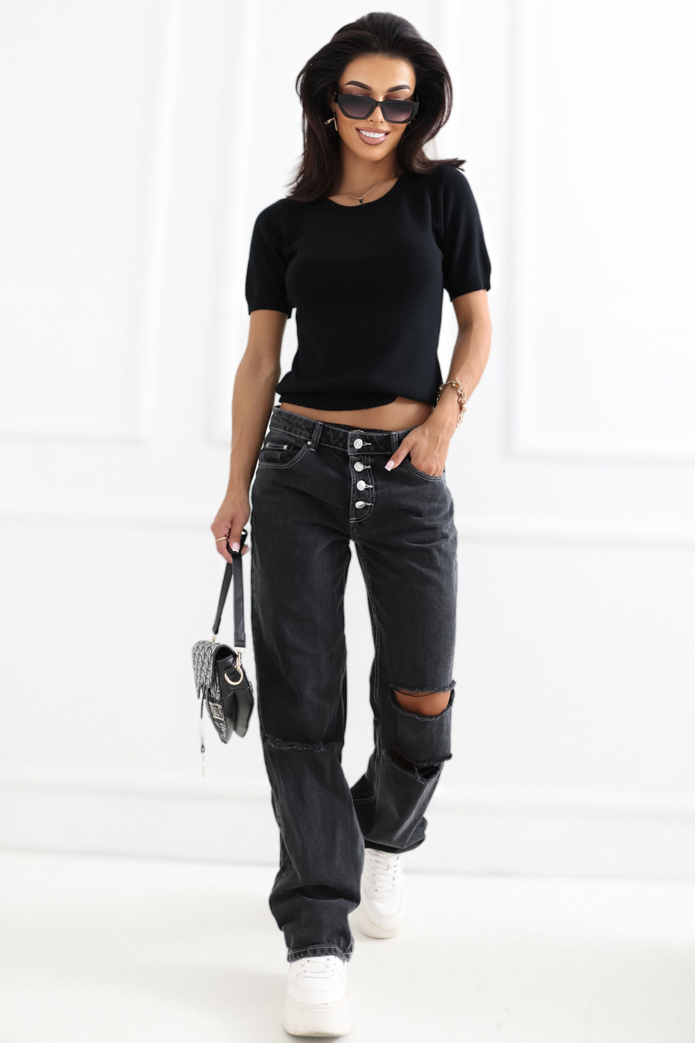 Adult Product 18+ - Short sleeve sweater model 232576 Factory Price - Factory Price - Sweaters, Pullovers, Jumpers, Turtlenecks, Boleros, Shrugs - KS Store