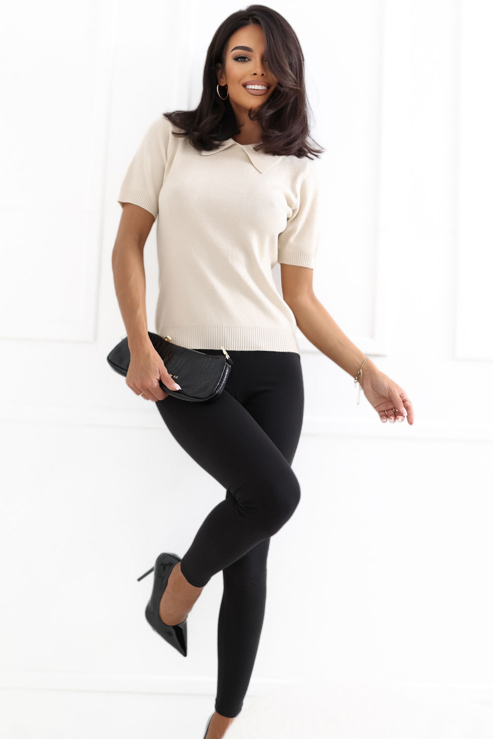 Adult Product 18+ - Short sleeve sweater model 232584 Factory Price - Factory Price - Sweaters, Pullovers, Jumpers, Turtlenecks, Boleros, Shrugs - KS Store