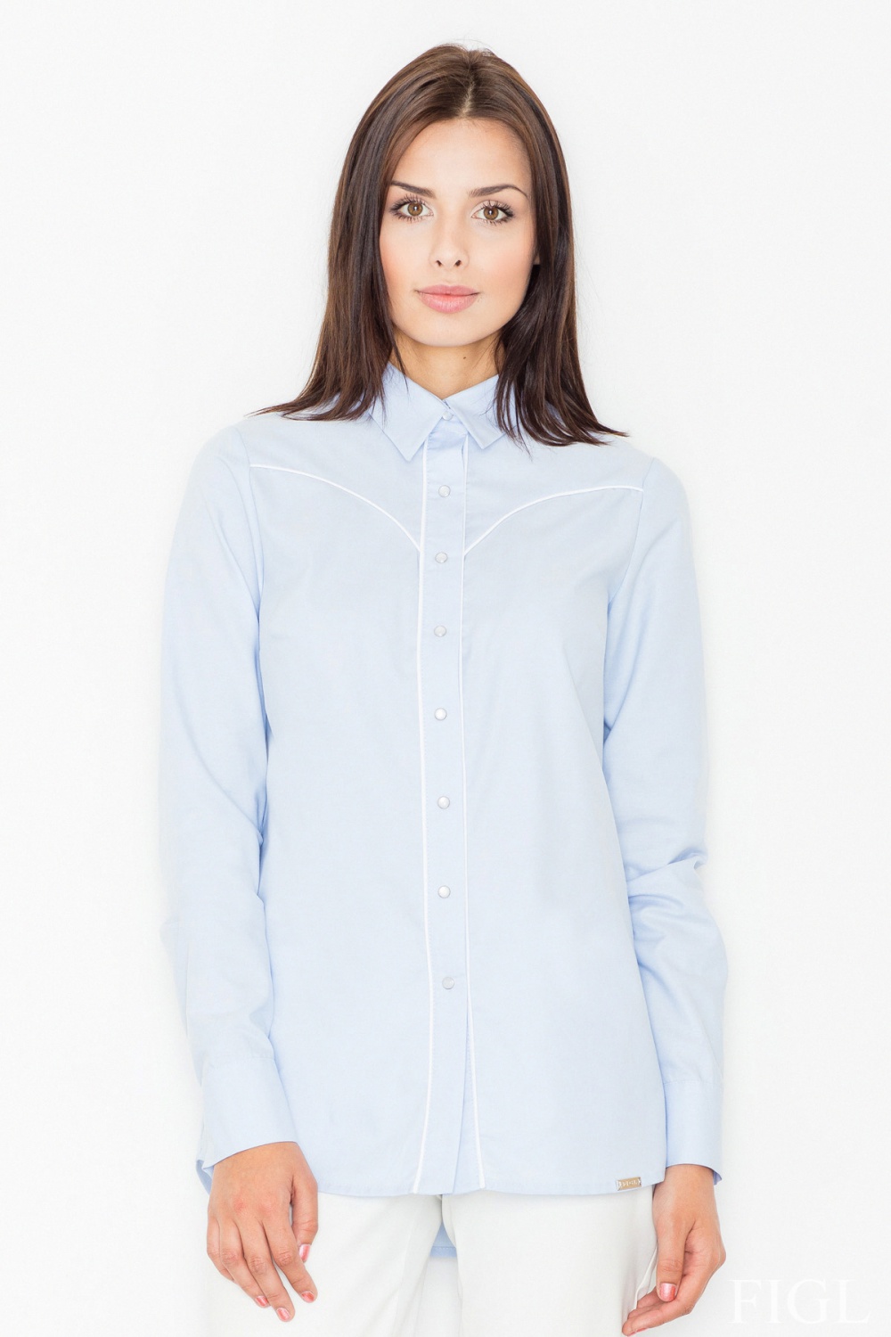 Adult Product 18+ - Long sleeve shirt model 61517 Figl - Figl - Shirts for Women - KS Store