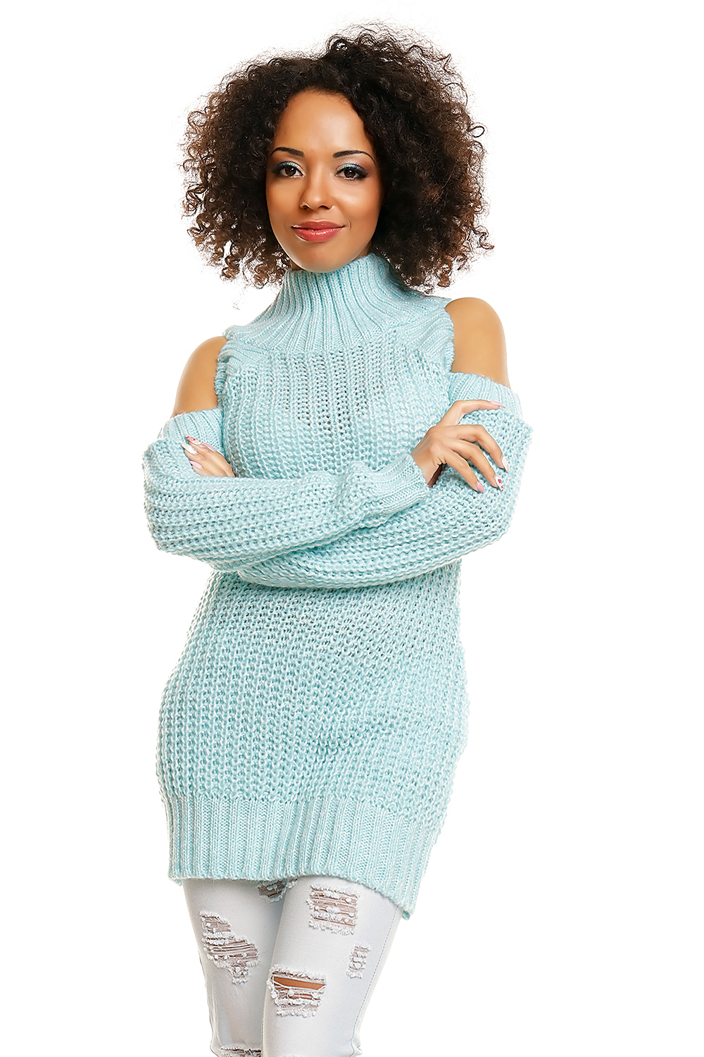 Adult Product 18+ - Short jumper model 131597 PeeKaBoo - PeeKaBoo - Sweaters, Pullovers, Jumpers, Turtlenecks, Boleros, Shrugs - KS Store