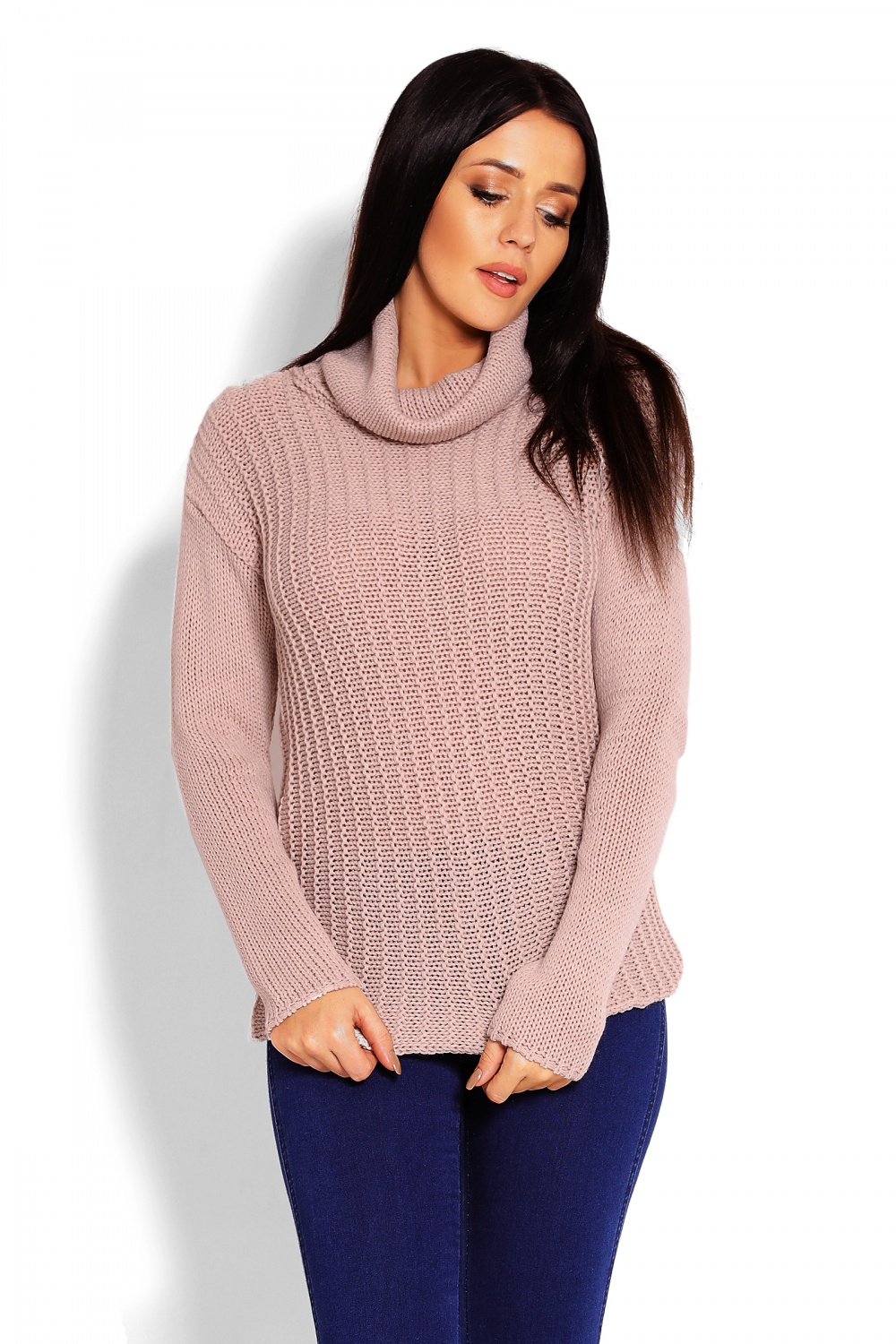 Adult Product 18+ - Turtleneck model 123408 PeeKaBoo - PeeKaBoo - Sweaters, Pullovers, Jumpers, Turtlenecks, Boleros, Shrugs - KS Store