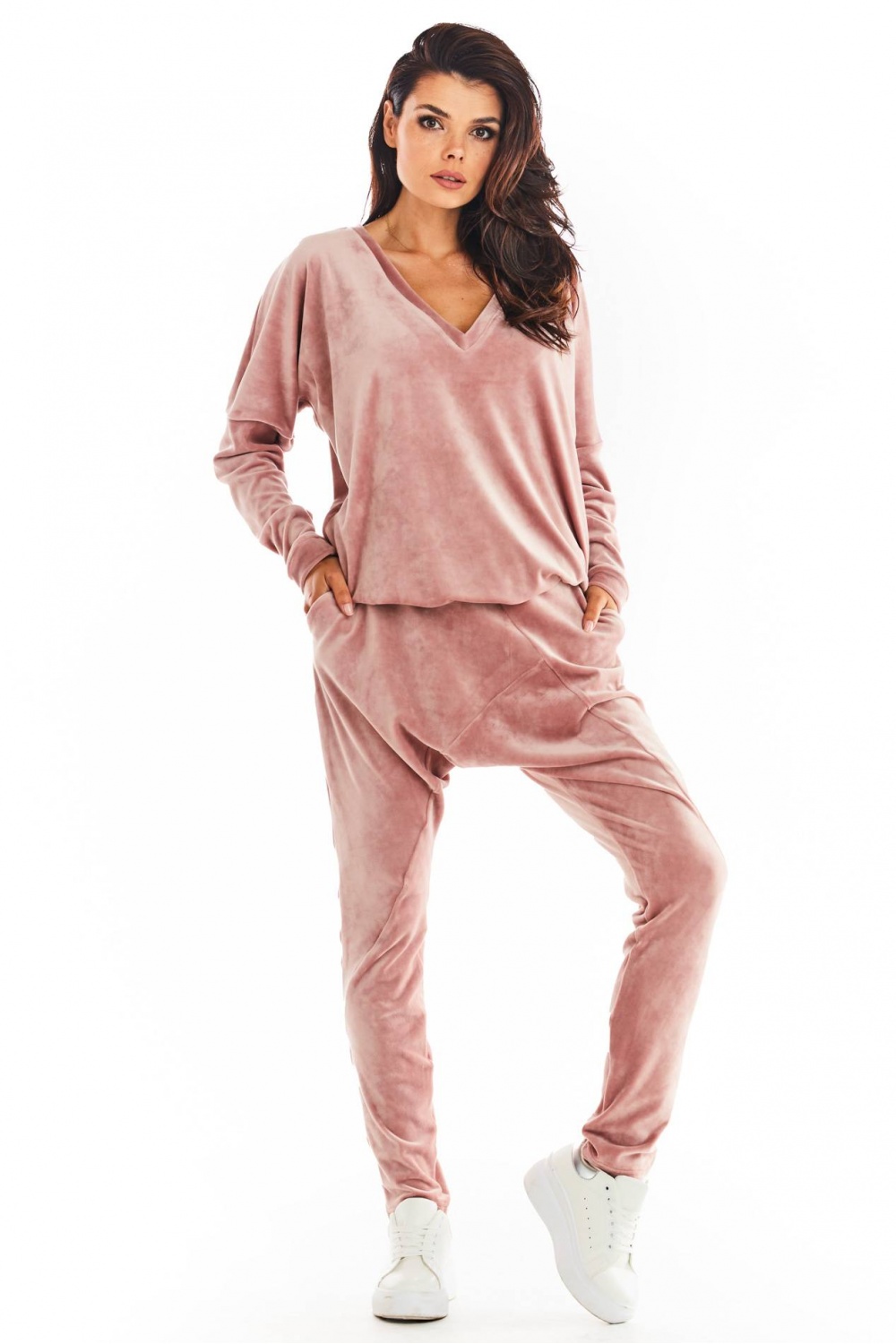 Adult Product 18+ - Tracksuit trousers model 149777 awama - awama - Women`s Tracksuit Bottoms, Sports Pants - KS Store