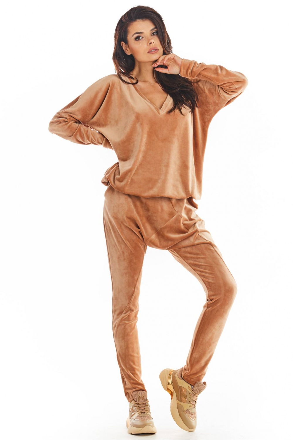 Adult Product 18+ - Tracksuit trousers model 149779 awama - awama - Women`s Tracksuit Bottoms, Sports Pants - KS Store