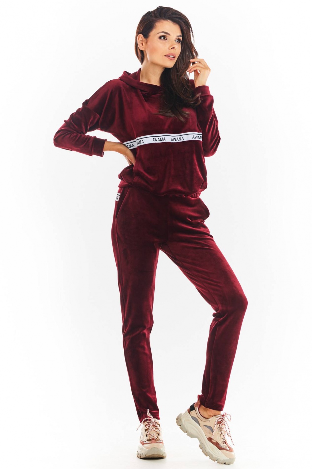 Adult Product 18+ - Tracksuit trousers model 149786 awama - awama - Women`s Tracksuit Bottoms, Sports Pants - KS Store