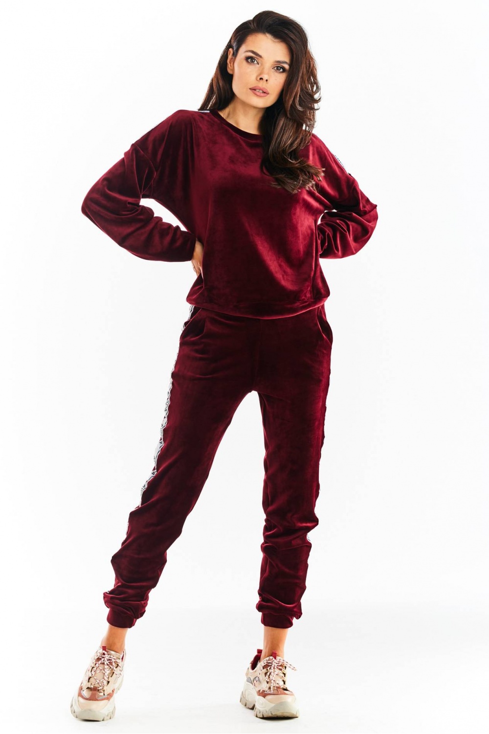 Adult Product 18+ - Tracksuit trousers model 149802 awama - awama - Women`s Tracksuit Bottoms, Sports Pants - KS Store