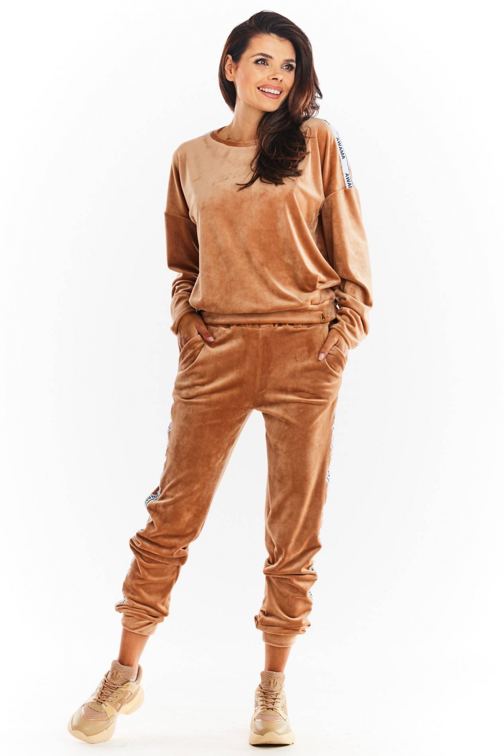 Adult Product 18+ - Tracksuit trousers model 149804 awama - awama - Women`s Tracksuit Bottoms, Sports Pants - KS Store