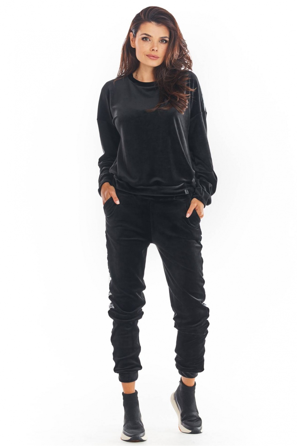 Adult Product 18+ - Tracksuit trousers model 149805 awama - awama - Women`s Tracksuit Bottoms, Sports Pants - KS Store