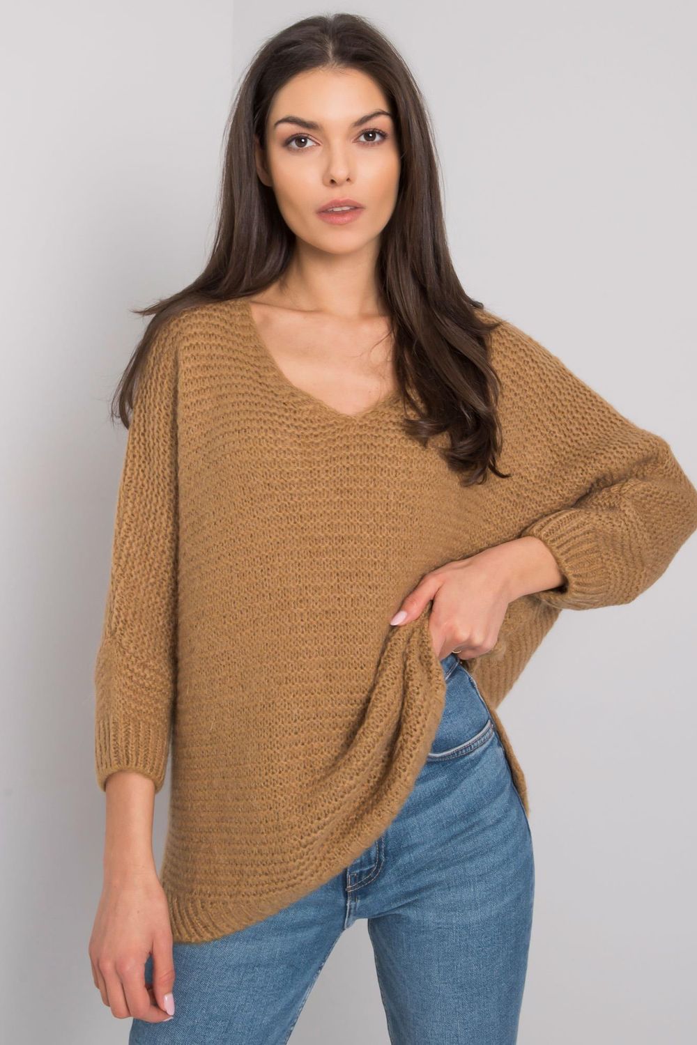 Adult Product 18+ - Jumper model 159693 Och Bella - Och Bella - Sweaters, Pullovers, Jumpers, Turtlenecks, Boleros, Shrugs - KS Store