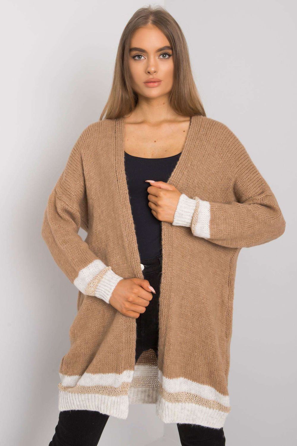 Adult Product 18+ - Cardigan model 159722 Och Bella - Och Bella - Cardigans for Women, Ponchos - KS Store