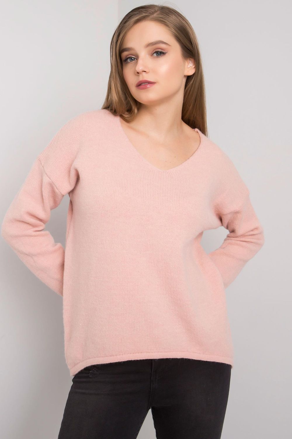 Adult Product 18+ - Jumper model 159767 Och Bella - Och Bella - Sweaters, Pullovers, Jumpers, Turtlenecks, Boleros, Shrugs - KS Store