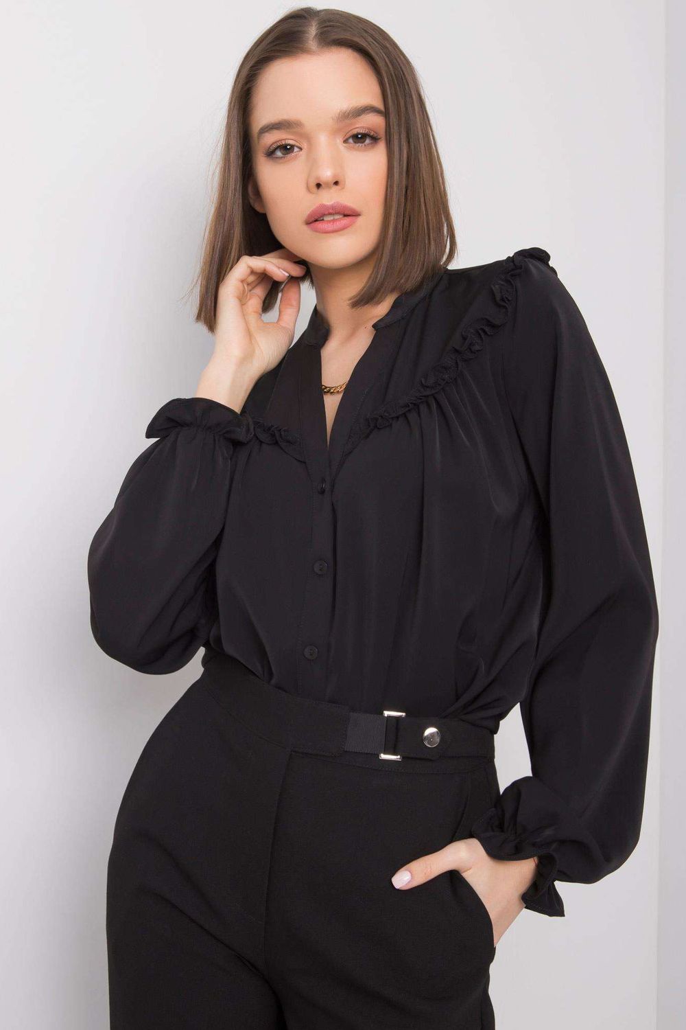 Adult Product 18+ - Long sleeve shirt model 159782 Och Bella - Och Bella - Shirts for Women - KS Store