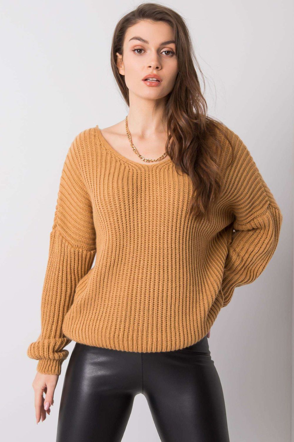 Adult Product 18+ - Jumper model 159792 Och Bella - Och Bella - Sweaters, Pullovers, Jumpers, Turtlenecks, Boleros, Shrugs - KS Store