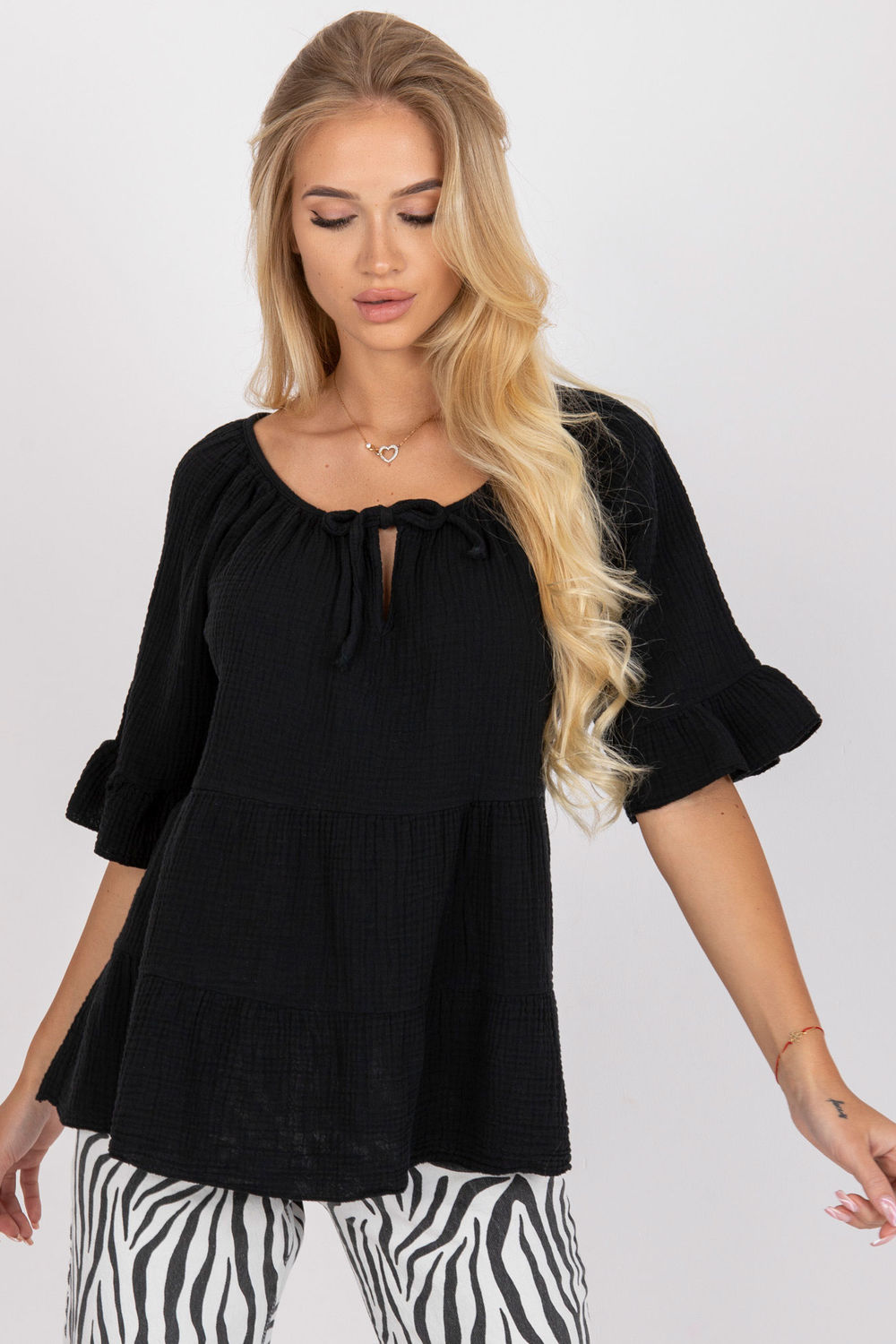 Adult Product 18+ - Blouse model 165886 Och Bella - Och Bella - Women`s Blouses, Tunics - KS Store