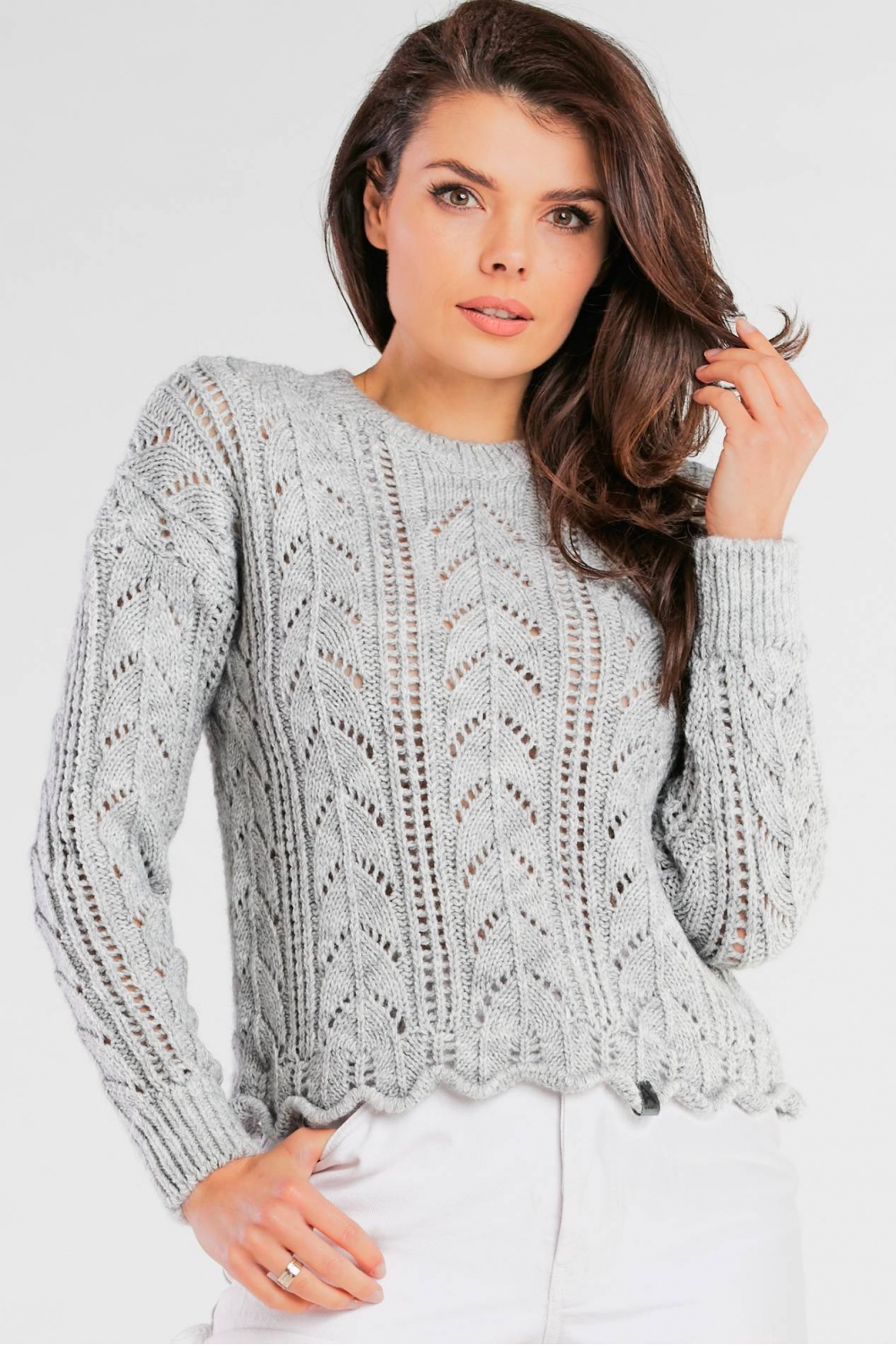 Adult Product 18+ - Jumper model 166860 awama - awama - Sweaters, Pullovers, Jumpers, Turtlenecks, Boleros, Shrugs - KS Store