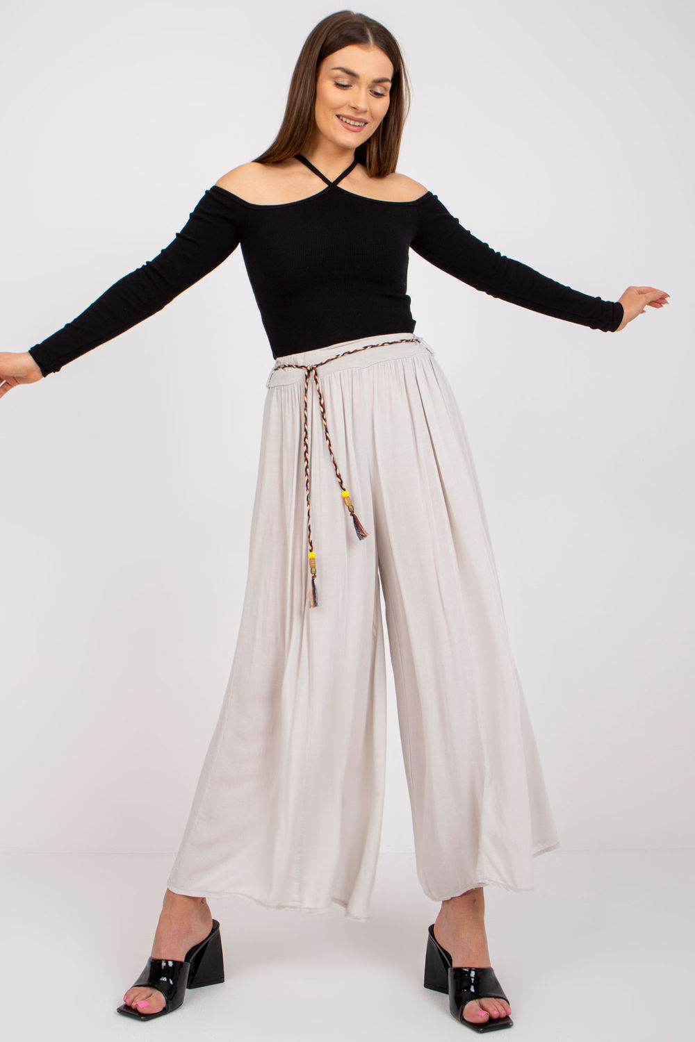 Adult Product 18+ - Women trousers model 166881 Och Bella - Och Bella - Pants, Trousers, Shorts - KS Store