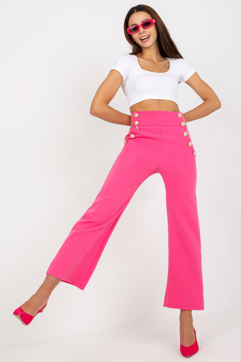 Adult Product 18+ - Women trousers model 167111 Italy Moda - Italy Moda - Pants, Trousers, Shorts - KS Store