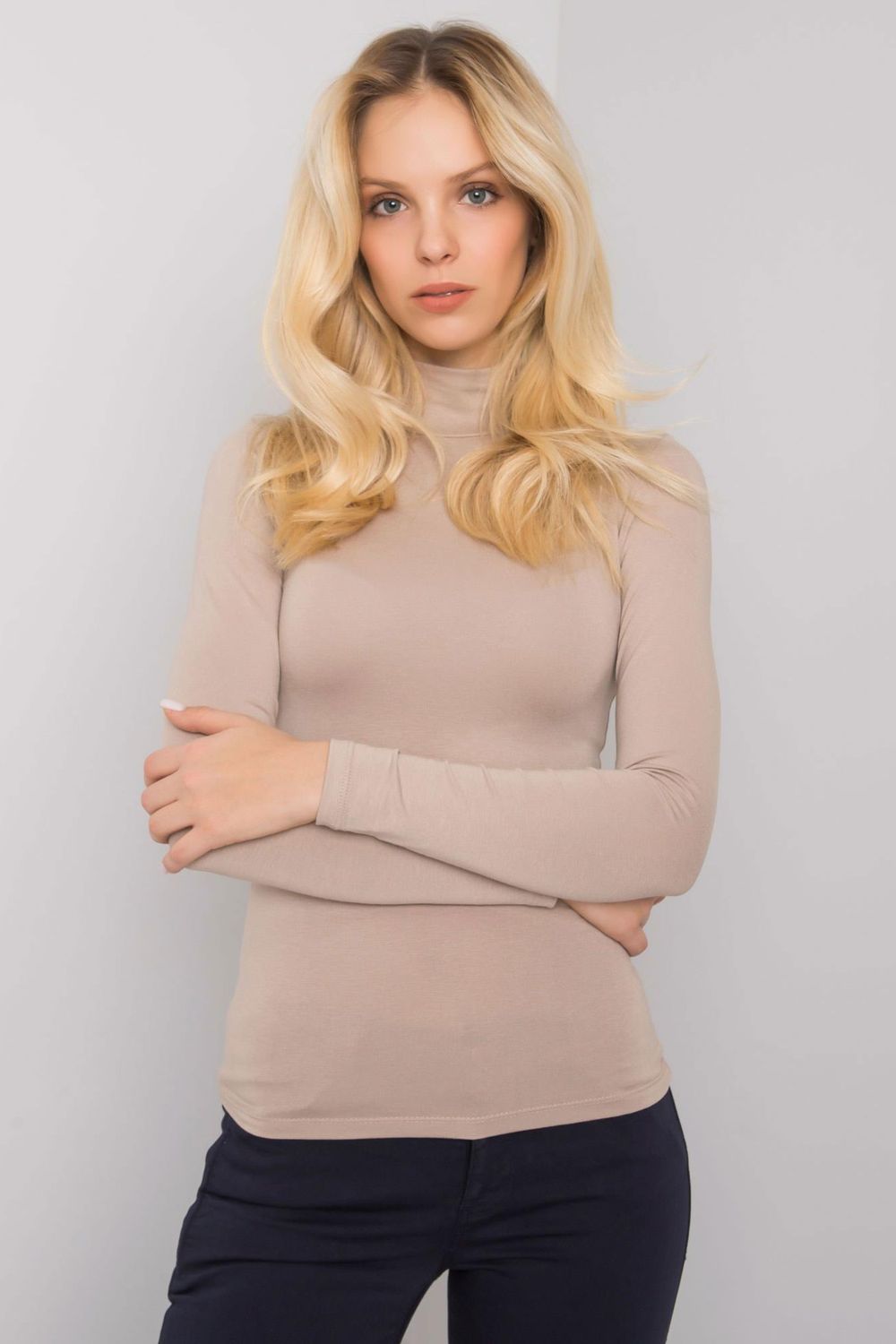 Adult Product 18+ - Turtleneck model 169841 Rue Paris - Rue Paris - Sweaters, Pullovers, Jumpers, Turtlenecks, Boleros, Shrugs - KS Store