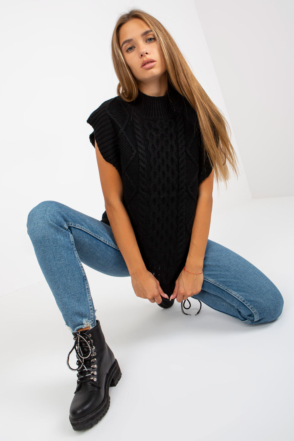 Adult Product 18+ - Gilet model 170940 Sublevel - Sublevel - Sweaters, Pullovers, Jumpers, Turtlenecks, Boleros, Shrugs - KS Store