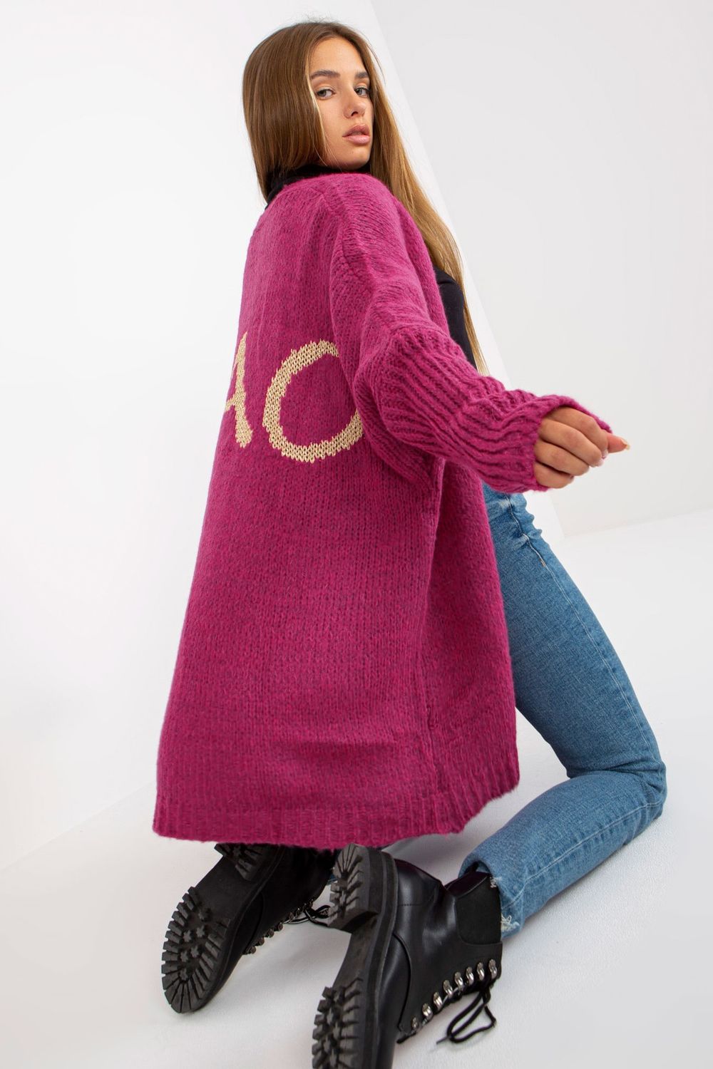 Adult Product 18+ - Cardigan model 170979 Och Bella - Och Bella - Cardigans for Women, Ponchos - KS Store
