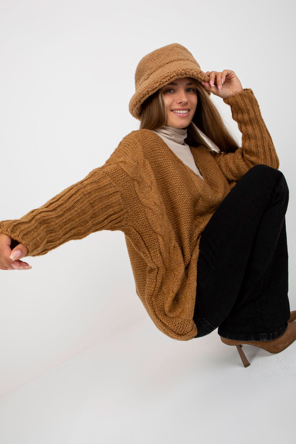Adult Product 18+ - Jumper model 170990 Och Bella - Och Bella - Sweaters, Pullovers, Jumpers, Turtlenecks, Boleros, Shrugs - KS Store