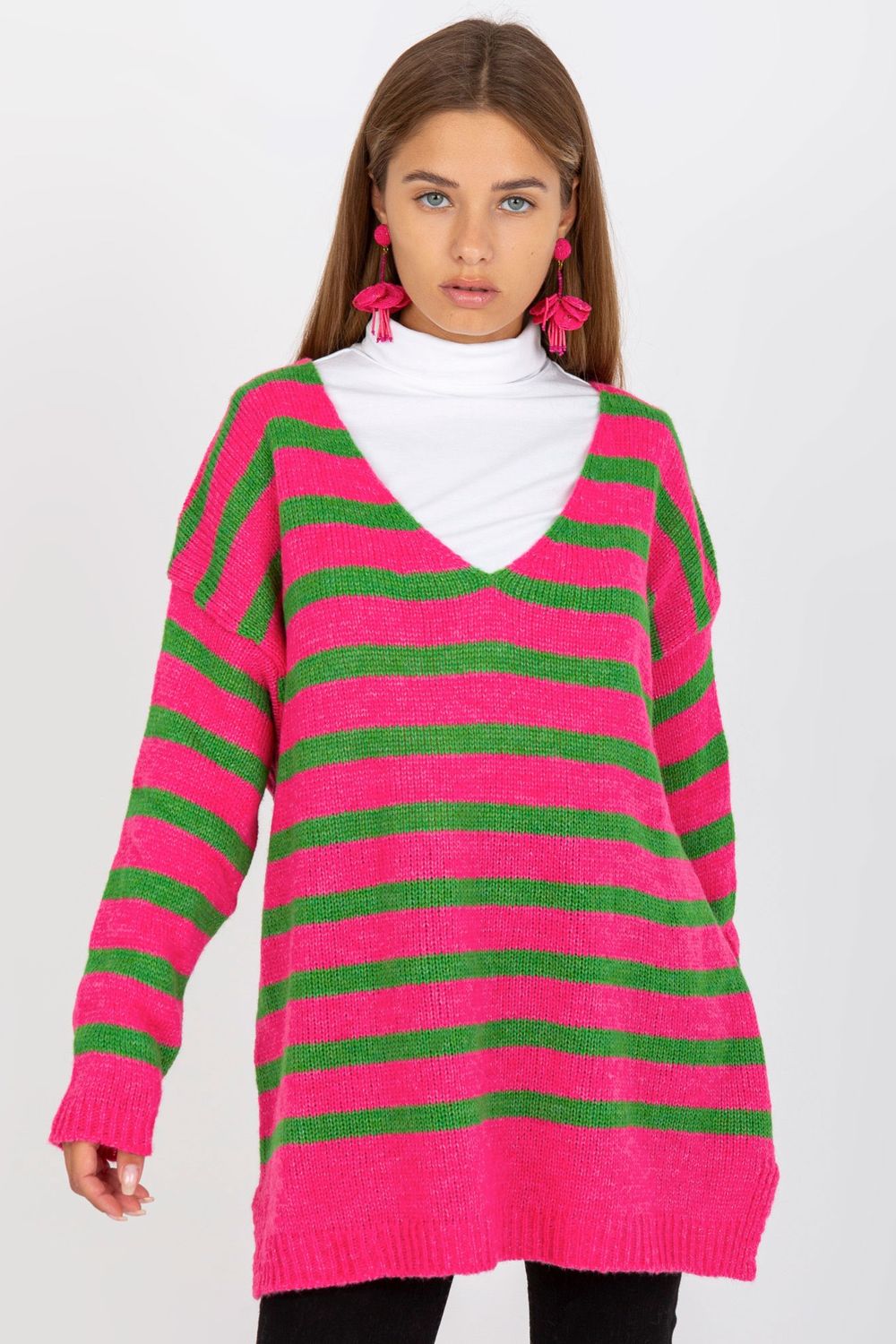 Adult Product 18+ - Jumper model 170994 Och Bella - Och Bella - Sweaters, Pullovers, Jumpers, Turtlenecks, Boleros, Shrugs - KS Store