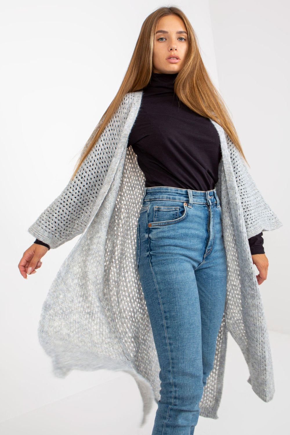 Adult Product 18+ - Cardigan model 170996 Och Bella - Och Bella - Cardigans for Women, Ponchos - KS Store