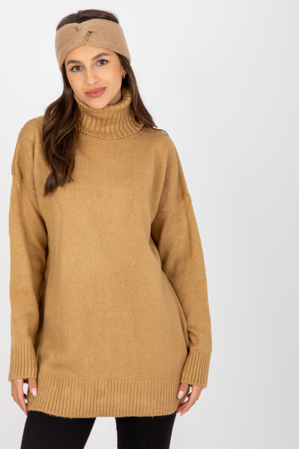 Adult Product 18+ - Turtleneck model 171273 Rue Paris - Rue Paris - Sweaters, Pullovers, Jumpers, Turtlenecks, Boleros, Shrugs - KS Store