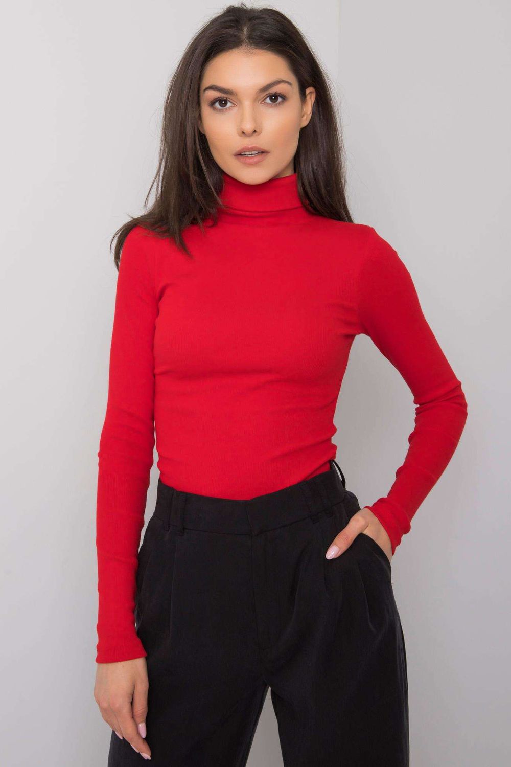 Adult Product 18+ - Turtleneck model 173403 Rue Paris - Rue Paris - Sweaters, Pullovers, Jumpers, Turtlenecks, Boleros, Shrugs - KS Store