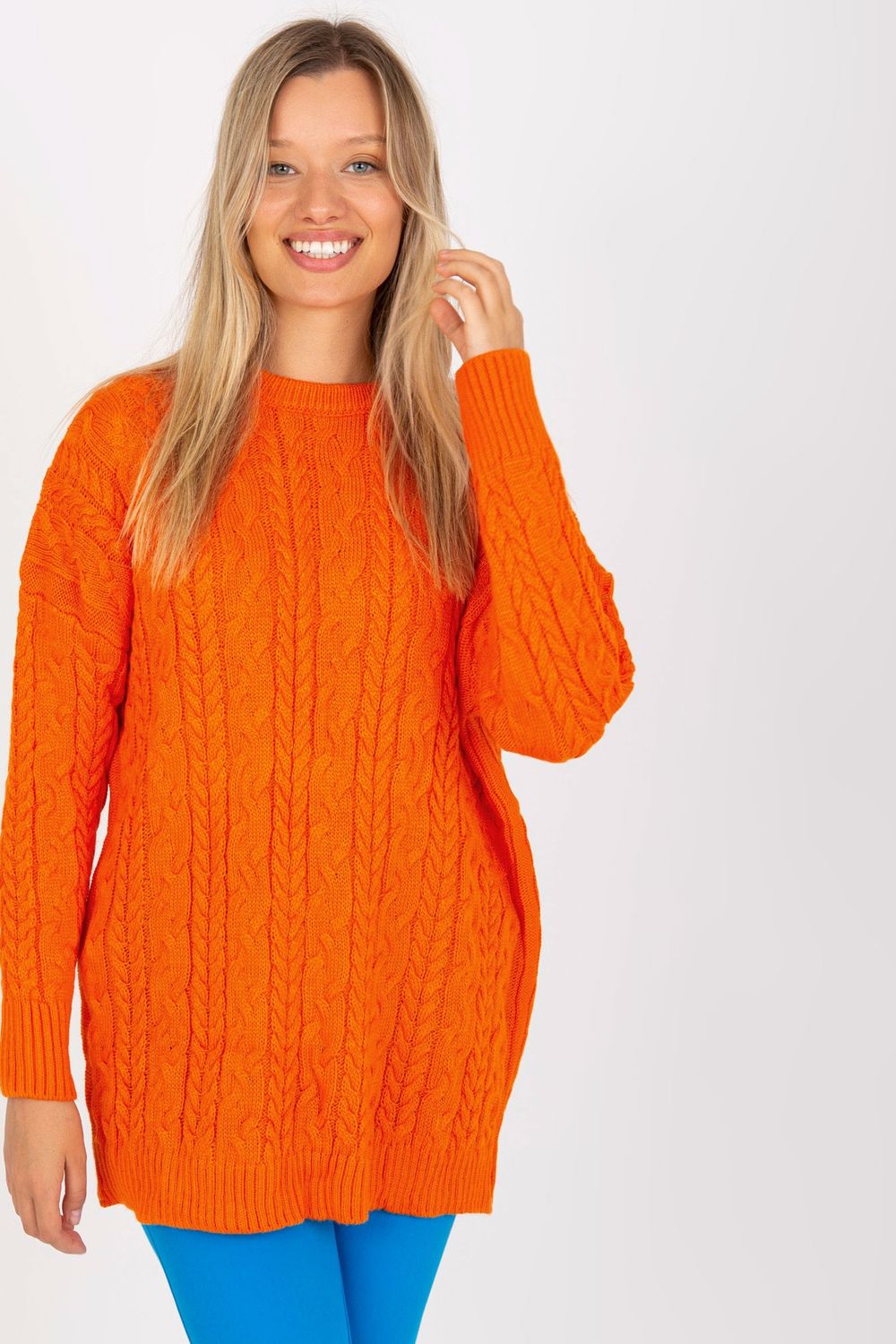 Adult Product 18+ - Long jumper model 174739 Rue Paris - Rue Paris - Sweaters, Pullovers, Jumpers, Turtlenecks, Boleros, Shrugs - KS Store
