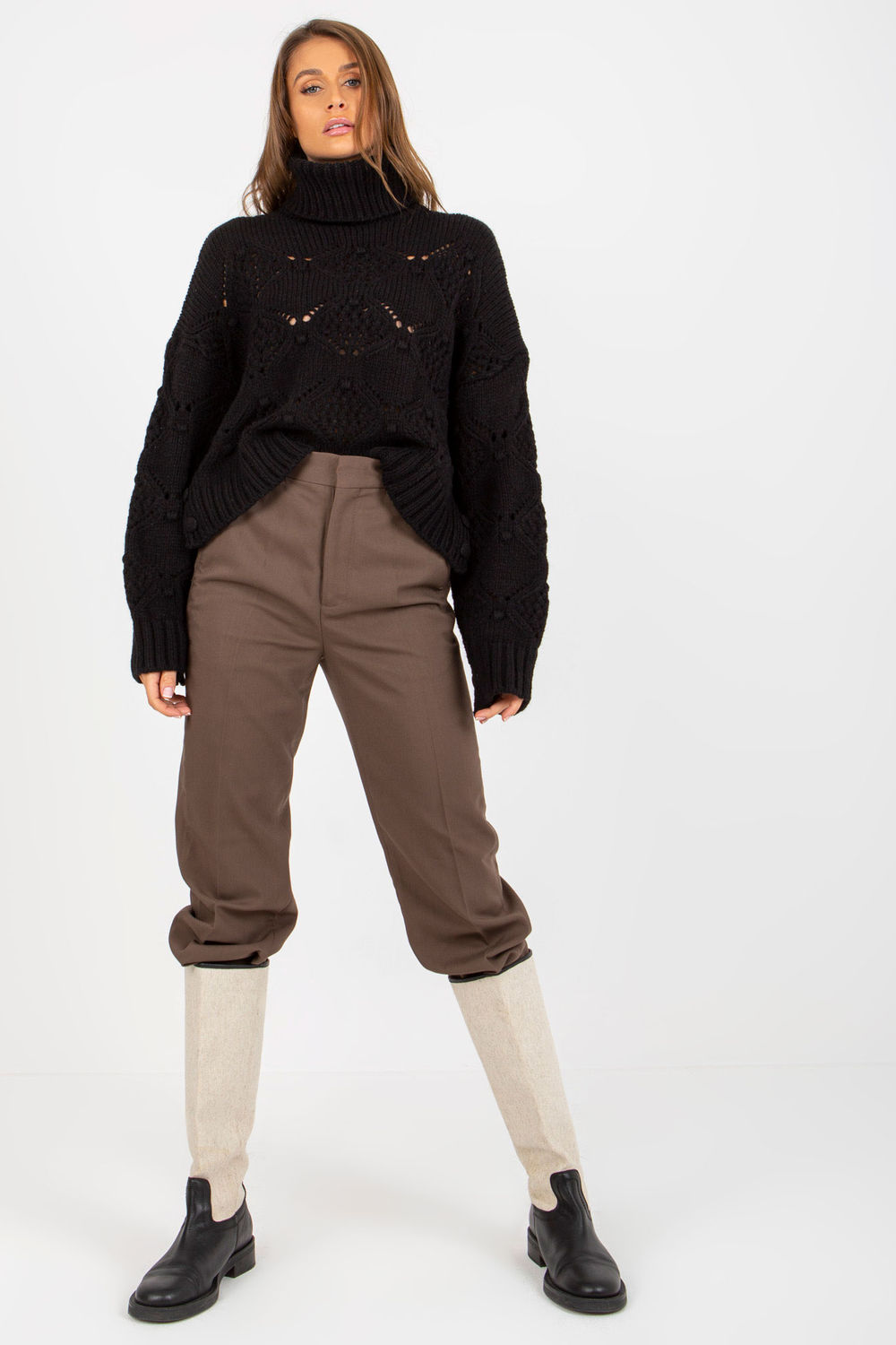 Adult Product 18+ - Turtleneck model 174897 Factory Price - Factory Price - Sweaters, Pullovers, Jumpers, Turtlenecks, Boleros, Shrugs - KS Store