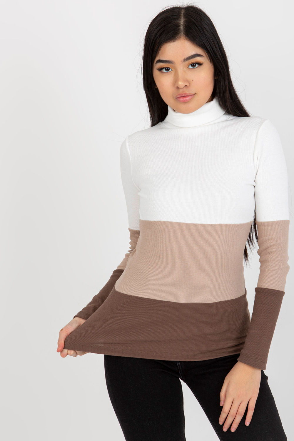 Adult Product 18+ - Turtleneck model 175120 Rue Paris - Rue Paris - Sweaters, Pullovers, Jumpers, Turtlenecks, Boleros, Shrugs - KS Store