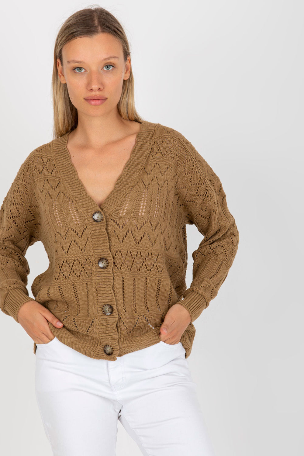 Adult Product 18+ - Cardigan model 175417 Rue Paris - Rue Paris - Cardigans for Women, Ponchos - KS Store