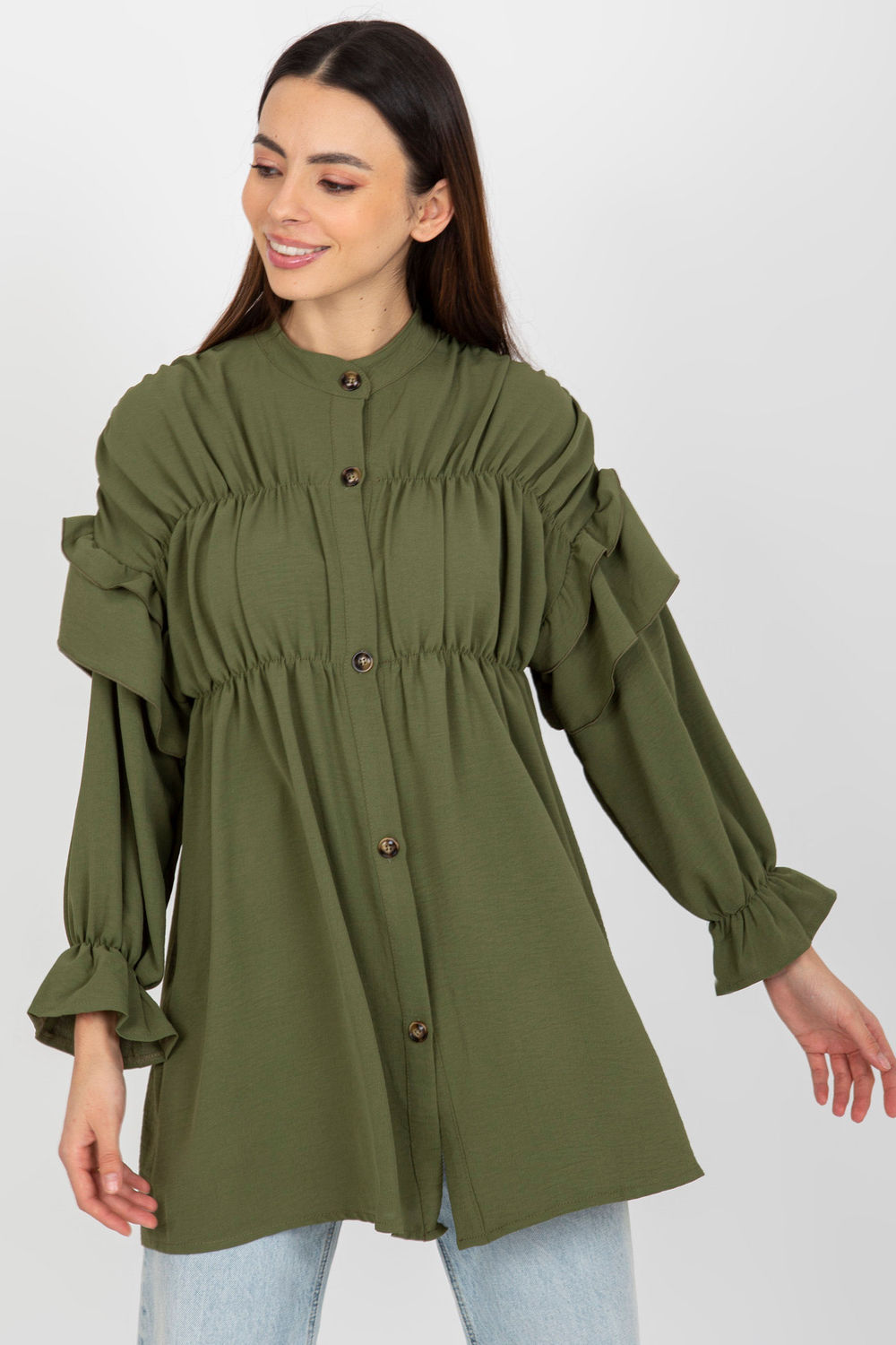 Adult Product 18+ - Long sleeve shirt model 175460 Och Bella - Och Bella - Shirts for Women - KS Store
