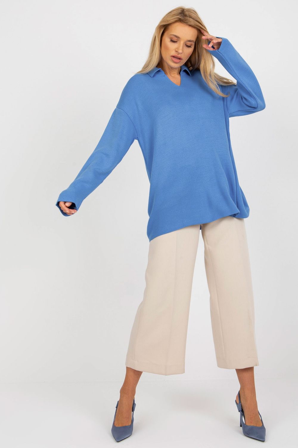 Adult Product 18+ - Jumper model 175729 Rue Paris - Rue Paris - Sweaters, Pullovers, Jumpers, Turtlenecks, Boleros, Shrugs - KS Store