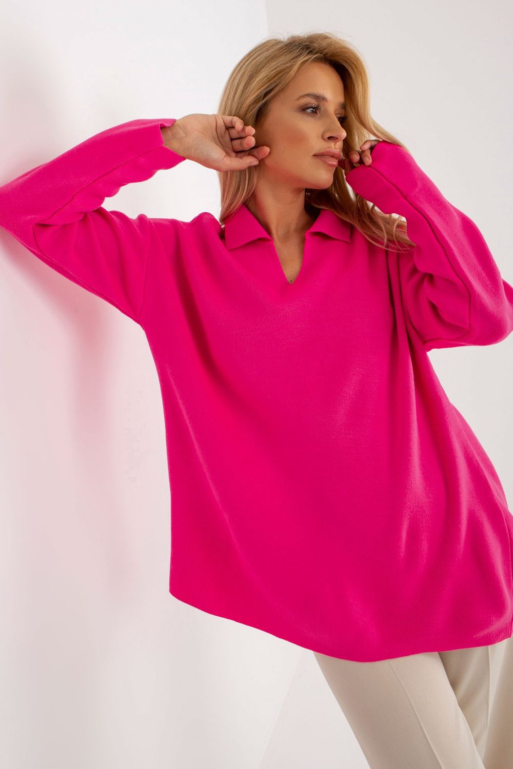 Adult Product 18+ - Jumper model 175733 Rue Paris - Rue Paris - Sweaters, Pullovers, Jumpers, Turtlenecks, Boleros, Shrugs - KS Store