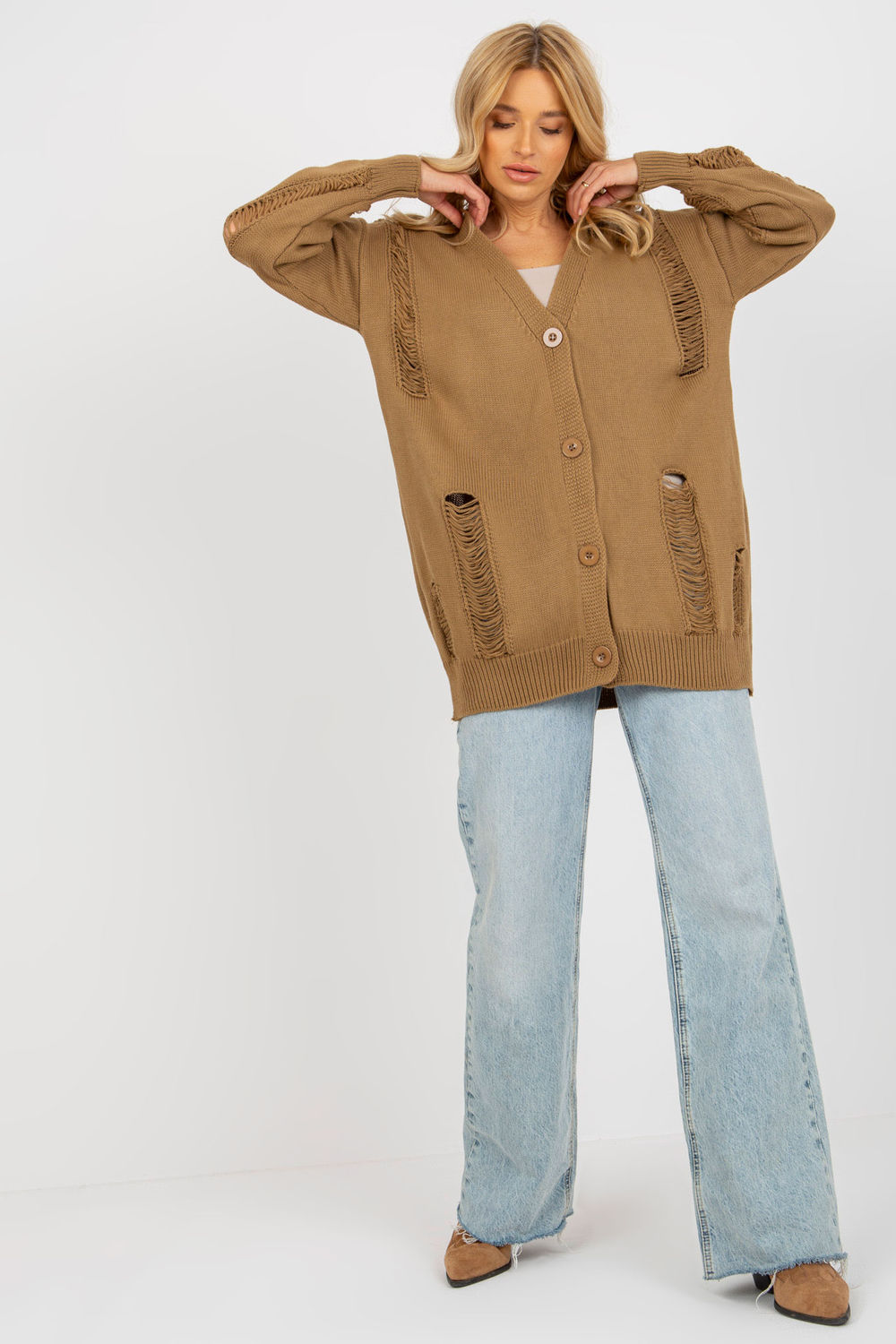 Adult Product 18+ - Cardigan model 175747 Rue Paris - Rue Paris - Cardigans for Women, Ponchos - KS Store