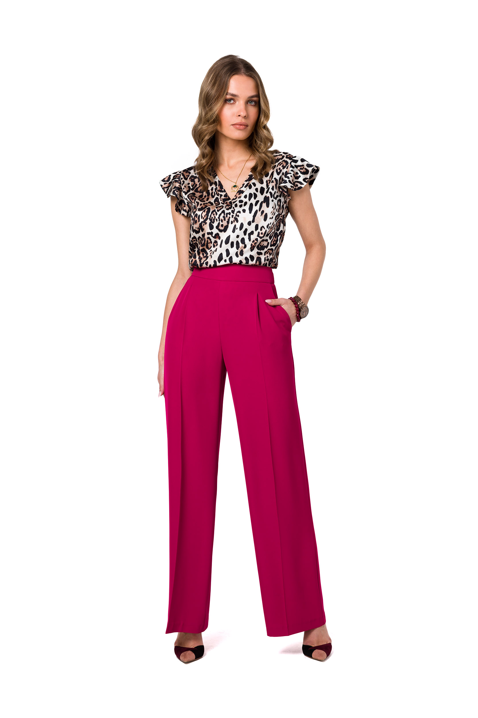 Adult Product 18+ - Women trousers model 177224 Stylove - Stylove - Pants, Trousers, Shorts - KS Store