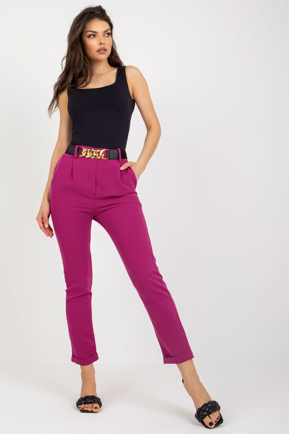 Adult Product 18+ - Women trousers model 179694 Italy Moda - Italy Moda - Pants, Trousers, Shorts - KS Store