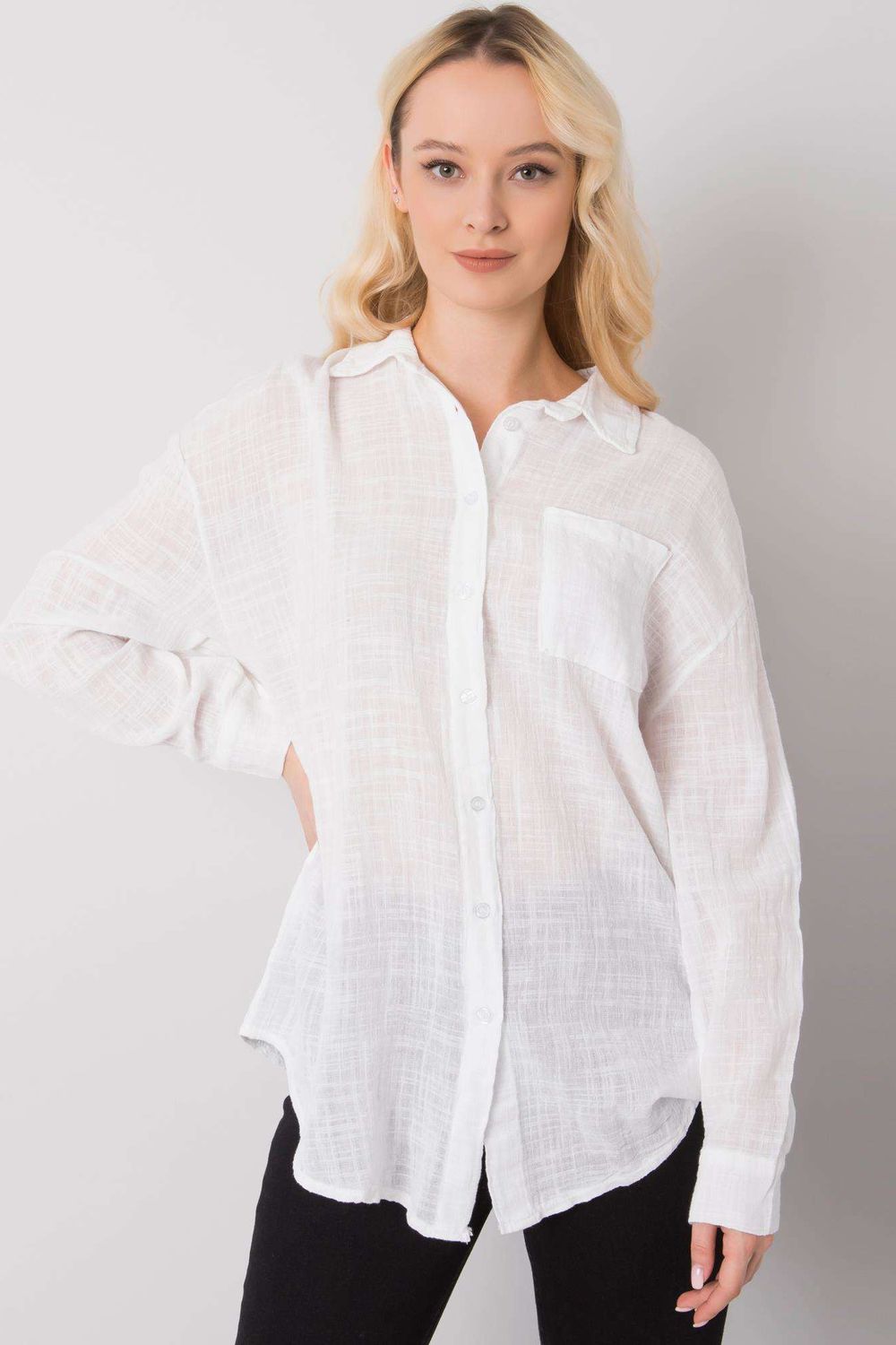 Adult Product 18+ - Long sleeve shirt model 179983 Och Bella - Och Bella - Shirts for Women - KS Store