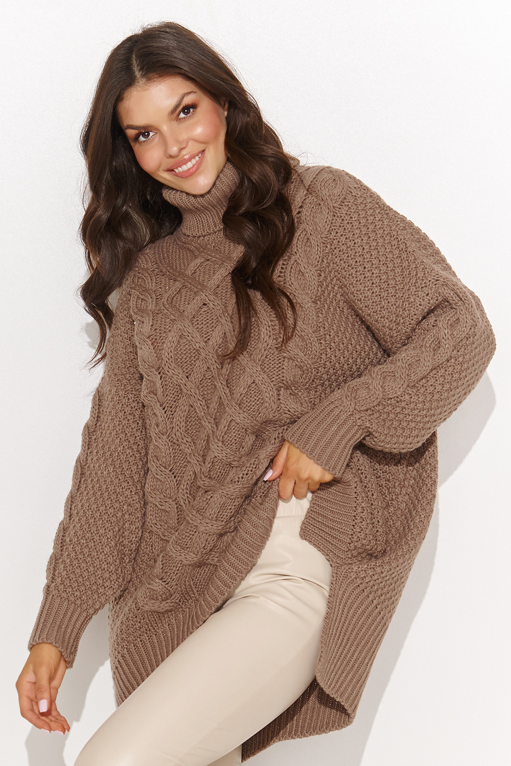 Adult Product 18+ - Turtleneck model 185286 Numinou - Numinou - Sweaters, Pullovers, Jumpers, Turtlenecks, Boleros, Shrugs - KS Store